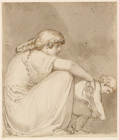 A Mother and Child by John Flaxman